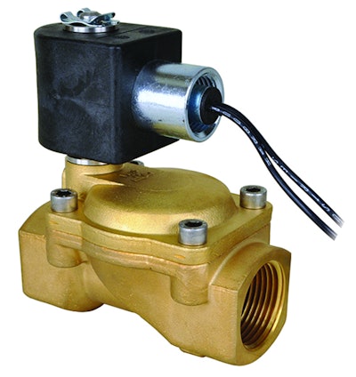 The impact pressure spikes due to water hammer can be reduced by selecting a solenoid valve that closes smoothly and gently.