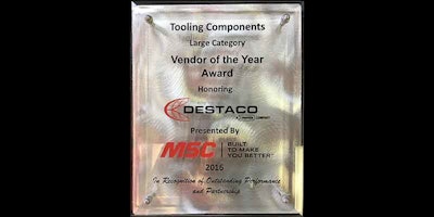 Mnet 175110 Destaco Msc Vendor Of The Year Award