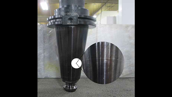 Mnet 176009 Tapered Toolholder With Wear With Caption