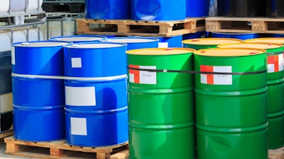Chemical Barrels On Pallet Istock