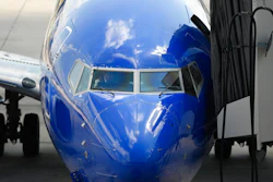 In this Sept. 9, 2019, file photo Southwest pilots prepare for a flight at Tampa International Airport in Tampa, Fla. Southwest Airlines Co. reports financial results Thursday, Jan. 23, 2020.