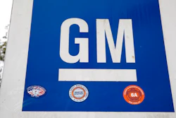This Oct. 16, 2019, file photo shows a sign at a General Motors facility in Langhorne, Pa. Fiat Chrysler is moving to dismiss a racketeering lawsuit filed by rival General Motors, denying allegations that it bribed union officials to impose higher labor costs on GM. In papers filed Friday, Jan. 24, 2020 with the federal court in Detroit, FCA argued that GM’s lawsuit is not based on facts.