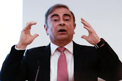 Nissan's former chairman Carlos Ghosn speaks at a press conference in Beirut, Lebanon, Wednesday, Jan. 8, 2020.
