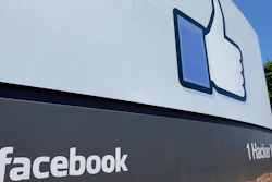 This July 16, 2013, file photo, shows a sign at Facebook headquarters in Menlo Park, Calif.