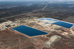 This April 11, 2015, photo provided by EcoFlight shows the White Mesa Uranium Mill near Blanding in southeastern Utah.