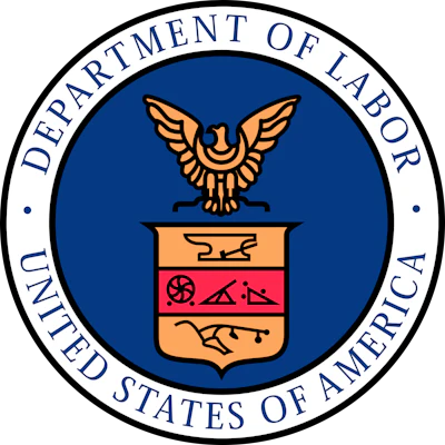 Seal Of The United States Department Of Labor svg