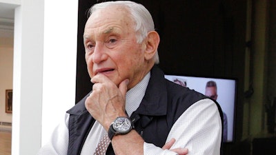 This Sept. 19, 2014 file photo shows retail mogul Leslie Wexner, at the Wexner Center for the Arts in Columbus, Ohio. The CEO of the parent company of Victoria's Secret, Bath & Body Works and other stores is in discussions to step down from the top post, according to The Wall Street Journal. Wexner has served as CEO of L Brands for more than five decades. The Wall Street Journal also says L Brands is considering strategic options for Victoria's Secret that could include a full or partial sale of the business, according to people familiar with the matter. L Brands said Wednesday, Jan. 29, 2020 it doesn't comment on rumors.
