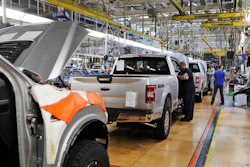 DETROIT (AP) — Detroit's three automakers have agreed to partial factory shutdowns, deep cleaning of equipment and longer periods between shifts to head off union demands for U.S. plant closures due to the coronavirus threat. The agreements came Tuesday night after union officials spoke individually with General Motors, Ford and Fiat Chrysler. The companies also agreed to “extensive plans” to avoid union members coming in contact with one another, the United Auto Workers union said in a statement. The union said earlier in the day that it wanted the automakers to shut down their factories for two weeks to keep its members safe from the spreading coronavirus. Each company agreed to different provisions depending on its situation, but generally, automakers agreed to cut shifts on a rotating basis, which would idle factories for long periods to clean the building and equipment. Some companies agreed to cut overtime work to build space between shifts for added cleaning. Details of how to keep workers apart were still being worked out and more announcements will be coming in the next 24 hours, the union said in a statement. “All three companies have agreed to new measures that will increase adherence to CDC (Centers for Disease Control) recommendations on social distancing in the workplace,” the statement said. Officials have recommended that people not gather in large groups and try to stay at least 6 feet (about 2 meters) from each other to stop the virus that causes COVID-19 from spreading. Earlier Tuesday UAW President Rory Gamble said in an email to members that the companies were not willing to stop production when the union asked for it Sunday. Gamble says the union gave Ford, General Motors and Fiat Chrysler two days to put together plans to safeguard workers. That period ended Tuesday afternoon. Gamble said if the union isn't satisfied it will take unspecified further action to protect members. The three companies employ about 150,000 auto workers at dozens of factories and parts depots across the country. Most of the manufacturing footprint is concentrated in the industrial Midwest, but the companies also have plants in Kentucky, Tennessee, Texas and other states. The dispute came as union members complained that continued work at the plants would expose them to the virus. Industry analysts have said it will be difficult to keep the factories open for very long as the COVID-19 virus spreads. Fiat Chrysler, Ford, Volkswagen, Daimler AG and PSA Groupe have closed their European factories to help stop the virus from spreading. “There's very few industries where you get this many people together and they all touch the same things,” said Kristin Dziczek, vice president of labor and manufacturing for the Center for Automotive Research, an industry think tank in Michigan. GM believes it can run the plants safely with preventive measure it has put in place since January and enhancements it is working on, spokesman Jim Cain said. Fiat Chrysler says it already has put “extensive protocols” in place to ensure the health and safety of workers. “We are continuing to carefully monitor the situation and are making improvements as needed,” spokeswoman Jodi Tinson said in a statement. Ford said it's working closely with the union and will announce details later. Analysts expect U.S. auto sales to take a nosedive as people stay home to avoid other people. The industry likely has enough inventory to satisfy slower demand due to the virus, they have said. Ford reported Tuesday that sales had fallen in Europe and that parts supplies have been interrupted. On Sunday, the union and companies announced they would form a task force to deal with worker safety as the plants continued operating. Seventeen workers at a Fiat Chrysler factory in Warren, Michigan, walked off their jobs in the paint shop Monday over concerns about the novel coronavirus. A worker at an FCA transmission plant in Kokomo, Indiana, tested positive for the virus last week. He and nearby co-workers were told to stay home and his work area was deep cleaned. Production continued at both factories.