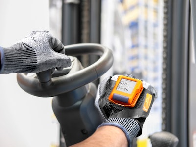 Pro Glove Mark Display Hands Free To Drive A Forklift