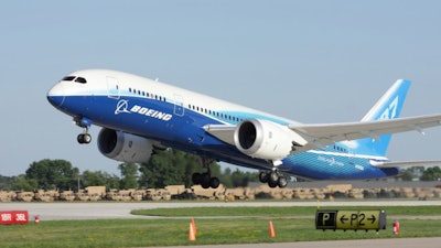 The Boeing 787 Dreamliner.