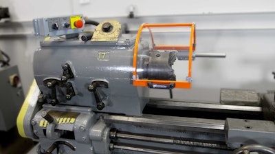 Lathe shield.