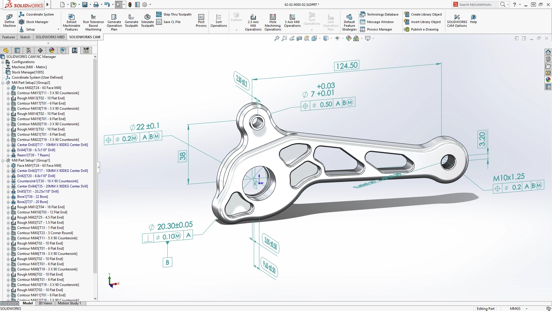 SOLIDWORKS CAM Tolerance Based Machining.