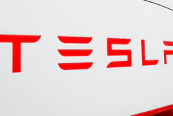 This Wednesday, March 18, 2020, file photo, shows a Tesla charging station for automobiles in Port Huron, Mich. Tesla's sales of its increasingly popular electric cars got off to a fast start in the year, even though the company had to slam the brakes along with other major automakers in March 2020 because of worldwide efforts to contain the worst pandemic in a century.