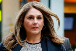 In this Feb. 25, 2020, file photo, Michelle Janavs arrives at federal court in Boston for sentencing in a nationwide college admissions bribery scandal.