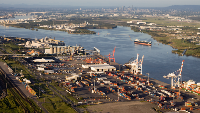 Port of Brisbane, Australia.