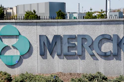 This May 1, 2018, file photo shows Merck corporate headquarters in Kenilworth, N.J.