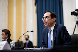 Treasury Secretary Steven Mnuchin during a Senate Small Business and Entrepreneurship hearing, June 10, 2020, on Capitol Hill.