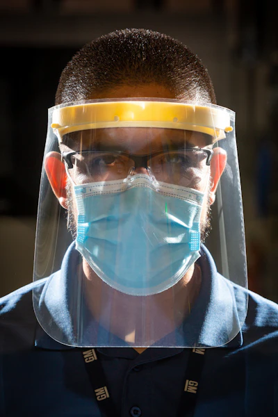 General Motors 3D printed parts for more than 17,000 face shields that were donated to hospitals and first responders.