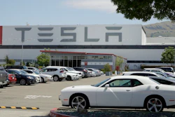 Tesla Plant Parking Lot Ap