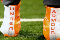 Under Armour cleats.