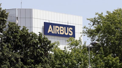 Airbus Group logo in Toulouse, France, July 9, 2020.