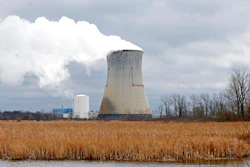 This April 4, 2017, file photo shows the entrance to FirstEnergy Corp.'s Davis-Besse Nuclear Power Station in Oak Harbor, Ohio. A nuclear plant bailout law should be repealed immediately, Democratic members of the Ohio House announced Wednesday, July 22, 2020, as a bribery scandal involving one of the state’s most powerful lawmakers unfolded over the law’s passage.