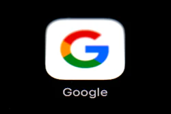 The Google app on an iPad.