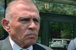 Ariel Quiros outside the federal courthouse in Burlington, Vt., May 22, 2019.
