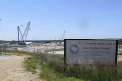 Construction at the V.C. Summer Nuclear Station in Jenkinsville, S.C., April 9, 2012.