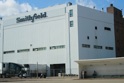 This April 8, 2020 photo shows the Smithfield pork processing plant in Sioux Falls, SD.
