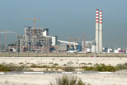 The coal-powered Hassyan power plant is under construction in Dubai, United Arab Emirates.