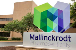 This July 1, 2013, file photo, shows the exterior of the Mallinckrodt Pharmaceuticals office in St. Louis. Mallinckrodt is seeking protection in federal bankruptcy court, as the generic drugmaker deals with lawsuits over its role in the U.S. opioid crisis. The company said Monday, Oct. 12, 2020, that it voluntarily started Chapter 11 proceedings to reduce debt and resolve several billion dollars of possible legal liabilities.