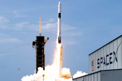 A SpaceX Falcon 9, with NASA astronauts Doug Hurley and Bob Behnken in the Dragon crew capsule, lifts off from Pad 39-A at Kennedy Space Center, Cape Canaveral, Fla., May 30, 2020.