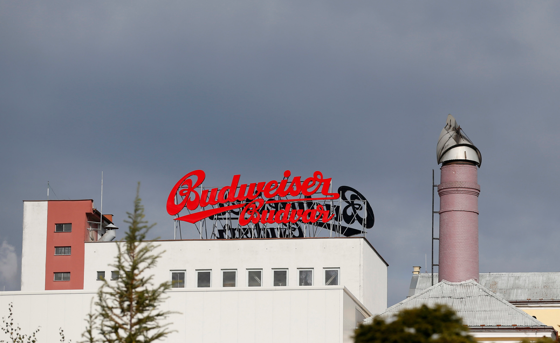 This Oct. 30, 2012 file photo, shows the Budejovicky Budvar brewery, in Ceske Budejovice, Czech Republic.
