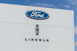 Sign at Ford Oakville Assembly, Oakville, Ont.