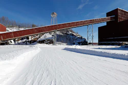 A former iron ore processing plant near Hoyt Lakes, Minn., Feb. 10, 2016.