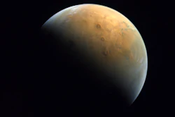 Image of Mars taken by the United Arab Emirates' 'Amal' probe, Feb. 10, 2021.
