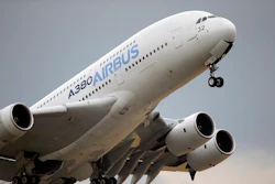 In this file photo, an Airbus A380 takes off.