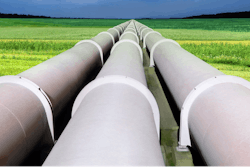 Three Gas Pipelines In A Green Field With Blue Sky 119744231 3450x2835