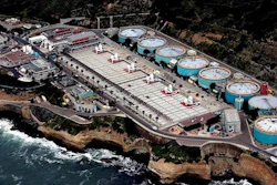 San Diego County's primary wastewater treatment plan is located on the coast in the city's Point Loma neighborhood.