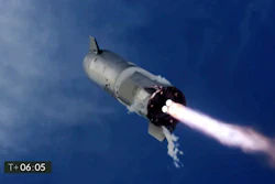 In this image from video made available by SpaceX, one of the company's Starship prototypes fires its thrusters as it lands during a test in Boca Chica, Texas, on Wednesday, March 3, 2021. SpaceX’s futuristic Starship looked like it aced a touchdown Wednesday, but then exploded on the landing pad with so much force that it was hurled into the air. The failure occurred just minutes after SpaceX declared success.