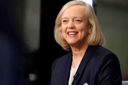 Meg Whitman interviewed on the floor of the New York Stock Exchange, Nov. 2, 2015.