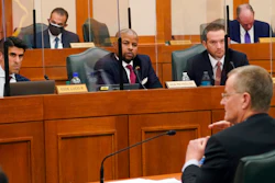 Bill Magness, president and CEO of the Electric Reliability Council of Texas, testifies at a joint hearing in Austin, Feb. 25, 2021.