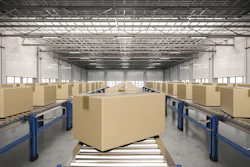 Boxes On Conveyor Belt