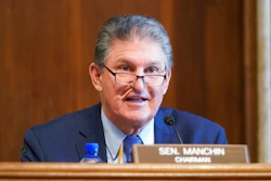 Sen. Joe Manchin, D-W.Va., speaks during a Senate Committee on Energy and Natural Resources hearing on the nomination of Rep. Debra Haaland, D-N.M., to be Secretary of the Interior on Capitol Hill in Washington, Wednesday, Feb. 24, 2021.