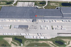 A Google Maps view of Roundy's Distribution Center in Oconomowoc, WI.