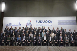 Finance ministers and central bank governors at a G20 meeting in Fukuoka, Japan, June 9, 2019.