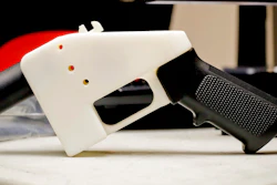 A 3D printed gun, called the Liberator, at Defense Distributed, an online organization for weapons development, in Austin, Texas, Aug. 1, 2018.