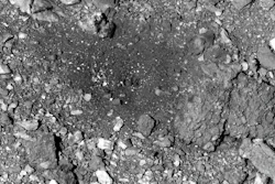 The local surface of Bennu, April 7, 2021.