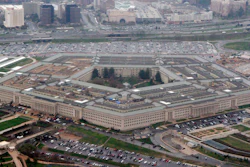 The Pentagon seen from the air in Washington, March 27, 2008.